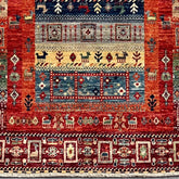 Handmade Afghan Gabbeh rug - ENR308375